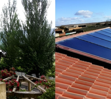 Instalación de placas solares por Calefacción Lody en león